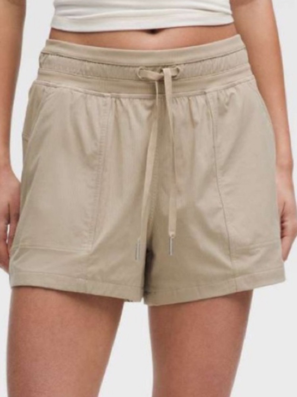 Lululemon Dance Studio High-Rise Short  in Tan | Size 4, 3.5" Inseam